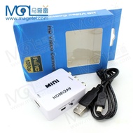 Mini HDMI2AV HDMI to AV Converter Box, AV to HDMI Converter Adapter
