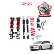 RSS Road Stabilization System Adjustable Absorber Suspension for Honda Civic FB Serviceable ( Boleh Service)