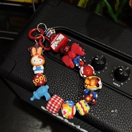 Original Design kitty Cat Cute hello Cartoon Phone Case Chain Hand-Painted Beaded CCD Camera Bag Pen