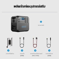 Bluetti AC200MAX Power Station 2200W 2048Wh 640000mAh แบตเตอรี่สำรองพกพา เครื่องสำรองไฟฉุกเฉิน Power Box Camping ประกัน 2 ปี