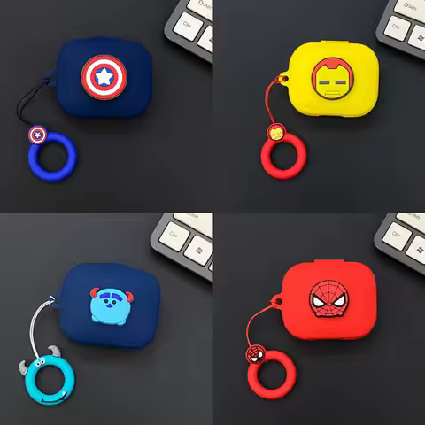 DIY Cartoon Silicone Protective Case for Redmi Buds 6 Active Wireless Headphone Protector Case Cover