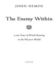 The Enemy Within John Demos