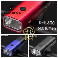 ROCKBROS 600LM RHL600 Lampu Depan Senter Sepeda Front Light Bicycle