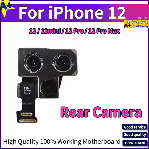 Rear Camera For iPhone 12 Pro Max Back Camera for iphone12 mini/12 pro/12 Rear Main Lens Flex Cable 