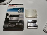 日本帶回TOSHIBA EXCERIA 1000X 64G CF記憶卡