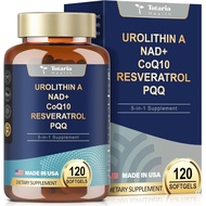 Totaria Urolithin A Supplement 1000mg With Nad Coq10 Resveratrol Pqq Supplement For Men Women For Mu