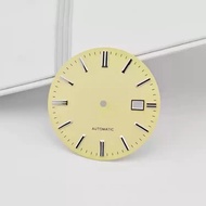 35mm Mechanical Watch Dial Classic Cream Watch Dial Modified Watch Accessories for NH35 Movement