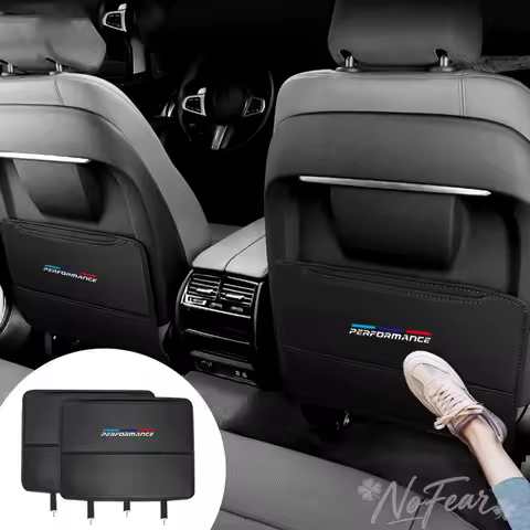 For BMW M Emblem E46 E36 E34 F10 E90F30 E60 F30 E53 E30 E9 E87 Car Anti-dirty Seat Back Protector Ma