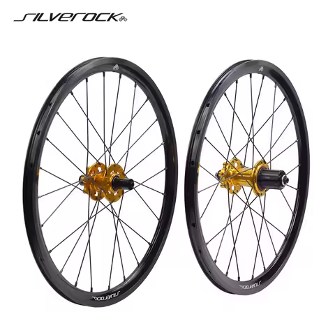 SILVEROCK XR240 Alloy Wheels 20in 406 18in 355 Disc Brake for Birdy GT Folding Bike Clincher Noise B