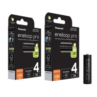 Panasonic Eneloop Pro 2500mAh AA×4 Rechargeable Battery
