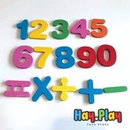 Colorful Wooden Numbers - Educational Toys Counting Numbers