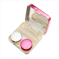 Kotak Soft lens polos metal Softlens Case Tempat Softlens Case Soflens Eyekan kep847