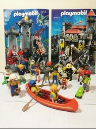 大平賣：Playmobil 摩比世畀 積木人仔 城市系列 電單車警察 獨木舟 足球員 滑板仔 運動員 人偶 共13隻
送2010 2011 產品目錄 中古 二手 經典 割愛