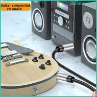 WU Guitar Instrument Cable 1 4in to 1 4in TS Straight Male to Male 6 35mm Mono Jack