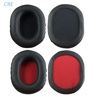 CRE  2PCS Square Oval Headphone Earpads Replacement Soft Leather Memory Foam Ear Pads Cushion Cover 80X60/85x65/90x70/95x75/100x80/100x85/105x90/110x90mm