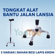 Yooyee Tongkat Kaki 1,4&3 alat bantu Jalan Lansia