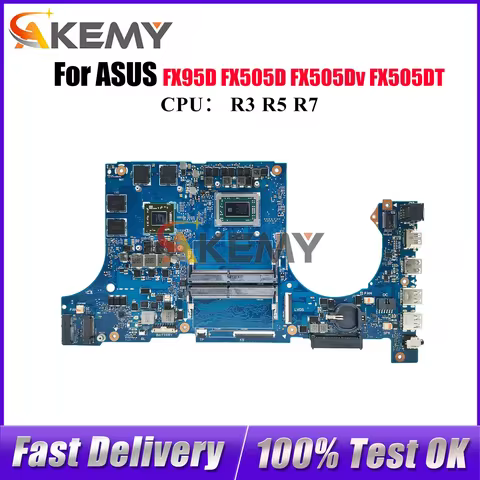 FX505DY Laptop Motherboard For ASUS TUF Gaming FX505GD FX505D FX95D FX505GT FX505GE Mainboard W/ R3 