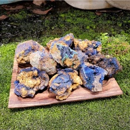 70 - 80GR Natural Azurite Chunks - Natural Azurite Natural Rough