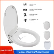 Toilet Seat Bidet with Self Cleaning Dual Nozzle Toilet Non-Electric Spray Soft Close Toilet Seat Easy to Install