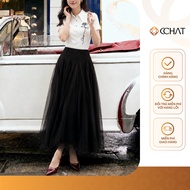 Luminous Flared Skirt CCHAT 26 Soft Mesh Material 16CDV8011XT