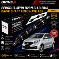 PERODUA MYVI D20N G 1.3 2016 DRIVE SHAFT AUTO HAVE ABS