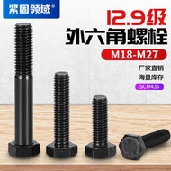 M18--M27外六角螺絲12.9級六角頭螺杆DIN931DIN933高強外六角螺栓