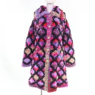 全新未使用 CHANEL 20AW P65229K60980 羊絨真絲混紡 COCONEIGE 大衣，飾有 Coco 標誌紐扣，多色，40顏色，意大利製造