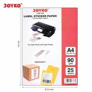 Joyko A4 Sticker Paper LSP-09 Print Online Shop Receipts