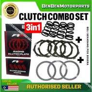 RACING FRC 1 Set Clutch Spring+Iron Plate+Clutch Plate Y15ZR/LC135/EX5DREAM/SRL110/Wave125/Kriss110/