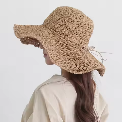 ladies hat spring hat straw hat retro touraat women summer luffy helen kaminski hat pink straw hat b