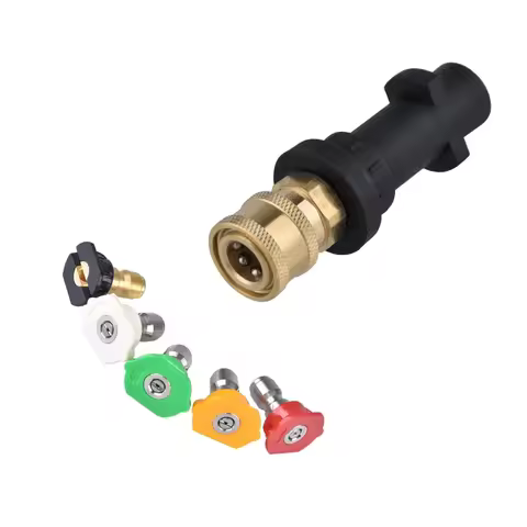 High Pressure Car Wash Water Gun Connector 1/4 Quick-connect Washer Adapter for Karcher K2-K7 Cleani