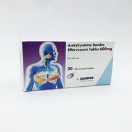 Sandoz Acetylcysteine 600mg effervescent 20s/box