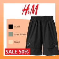 H&M(H&M) 3-14 Yrs cargo Shorts For Boy Kids Plain Quick-drying fabric/Casual wear/Basic cloth