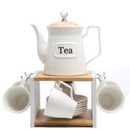 【立減20】佩妮歐式骨瓷咖啡杯套裝英式高檔下午茶茶具創意陶瓷杯簡約家用花茶杯~超值14件組