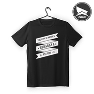 Surabaya citizen t-shirt est 1293 W011 men's and women's clothing OG2 2A W