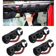 Roll Bar Grab Handles Paracord Hand Grips Accessories for Jeep Wrangler JL JK TJ YJ Gladiator 4XE Ru