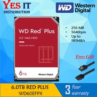 WD Western Digital Red Plus NAS 2TB / 4TB / 6TB / 8TB/ 10TB / 12TB 3.5-Inch Hard Drive -- FREE SATA 