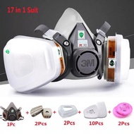 9in1 3 M 6200 mask respirator half face painting spraying respirator gas mask