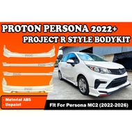 PROTON PERSONA 2022-2026 PROJECT R BODYKIT PERSONA FACELIFT BUMPER SKIRT LIP PERSONA MC2 PROJECT-R N