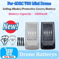 Upgrade Replacement for 4DRC V30 Mini Drone Battery 3.7V 1800mAh 4D-V30 Rechargeable Battery Wholesa