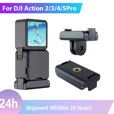 Magnetic Adapter for DJI OSMO Action 3 Mount 1/4 Interface Mount Bracket For DJI Action2/Action 4 5P