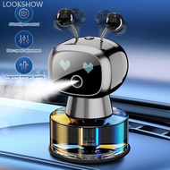 LOOKSHOW Universal Car Diffuser Air Freshener AI Smart Robot Rechargeable Fragrance Auto Air Freshen