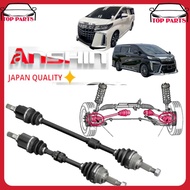 ANSHIN JAPAN DRIVE SHAFT TOYOTA VELLFIRE ALPHARD AGH30