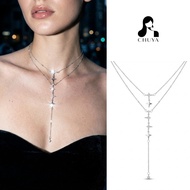 CY Double Layer Stacking Necklace 2025 New Style High-End Clavicle Chain
