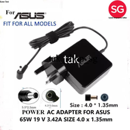 [SG] 65W 19V 3.42A for ASUS ALL MODELS Laptop Charger Power ASUS ADP-65GD B ADP-45ZE B A412D A507M A
