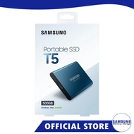 Samsung T5 Portable SSD 500GB External SSD USB 3.1 (Blue)