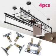 4Pcs/Set Mini Hoist Pulley Bird Hoist Wheel for Bird Cage Hoist or Pulley Clothesline