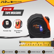 JLD Measuring Tape 3M/5M/7.5M Measuring Ruler  Use Lock Tape Pita Pengukur Clear Scale, High Precisi