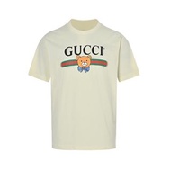 義大利奢侈時裝品牌Gucci KAI泰迪小熊字母印花短袖T恤 代購服務