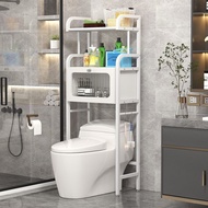 Floor-Mounted Smart Toilet Upper Shelf Multi-Layer Locker Bathroom Glass Door Storage Cabinet